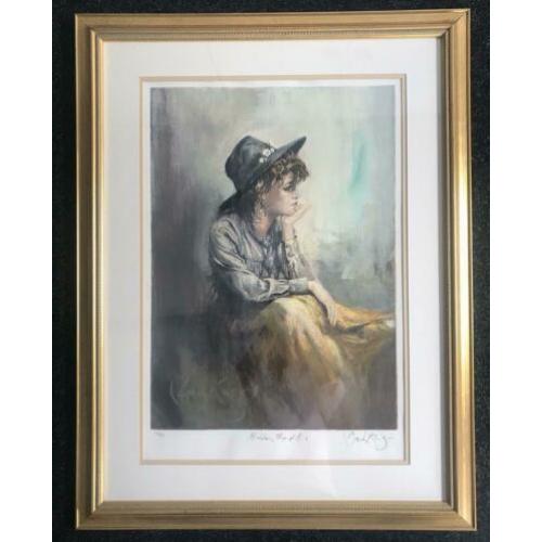 Hidden thoughts aquarel van Gordon King