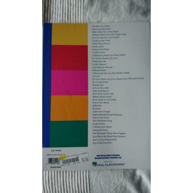Disney Piano boek BIG note collection