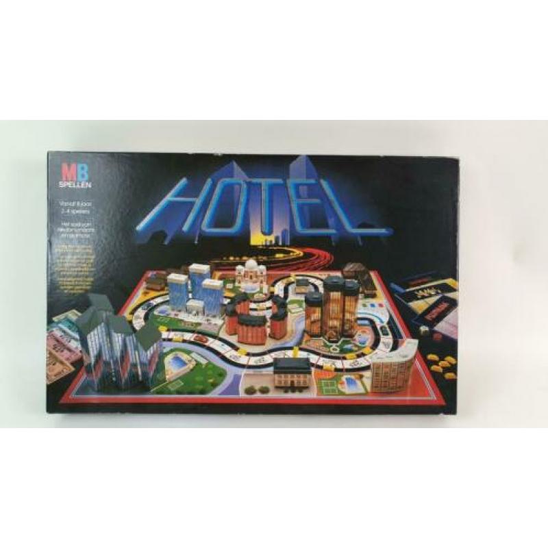 Hotel, vintage bordspel MB Spellen 1986, compleet. (2) 8C3
