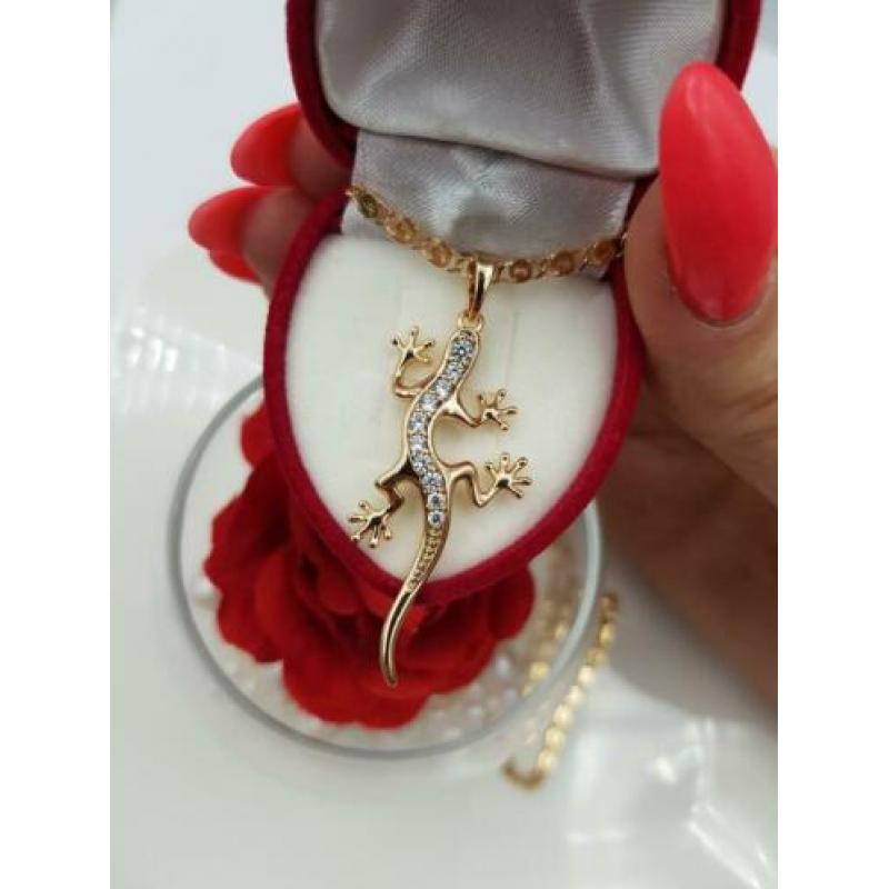 ?XGold? 18 karaat goldplated ketting met hanger 1701005