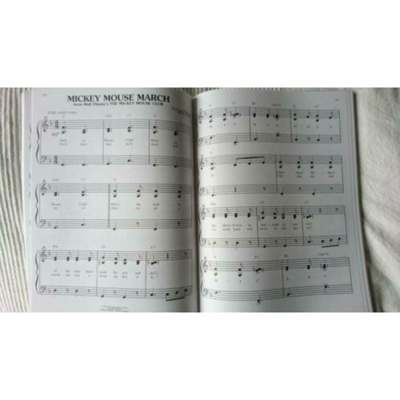 Disney Piano boek BIG note collection