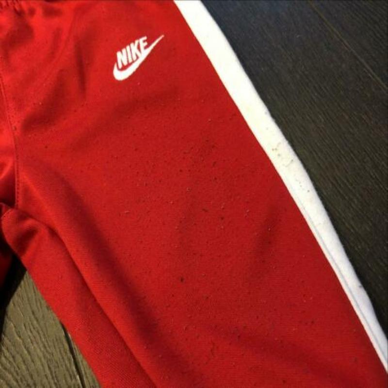 Nike Air joggingpakje rood blauw 74-80