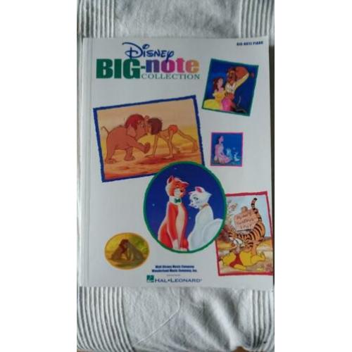Disney Piano boek BIG note collection