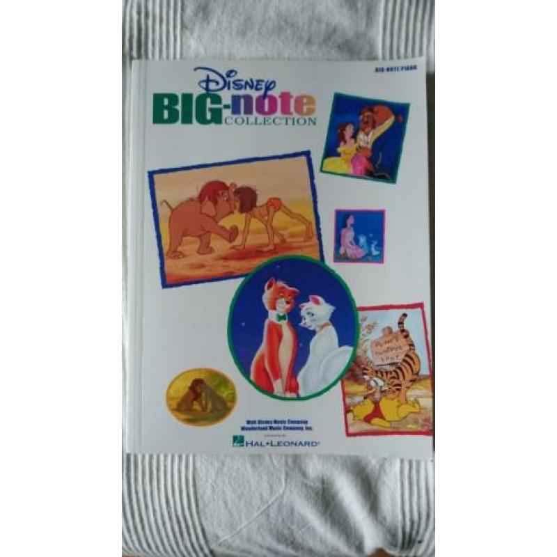 Disney Piano boek BIG note collection