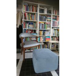 Brocant stoeltje en gratis hocker
