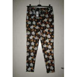 Norah bloemen print broek 38 M
