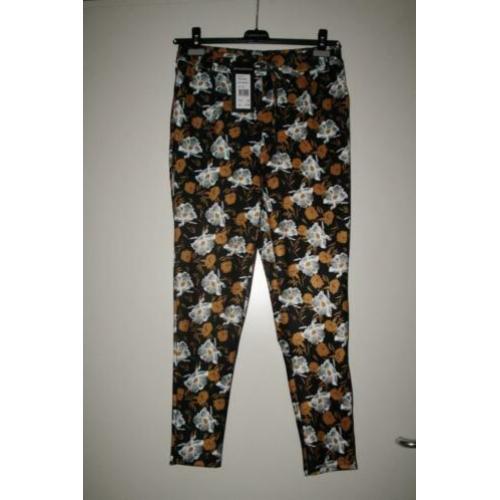 Norah bloemen print broek 38 M