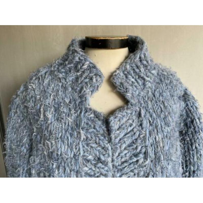 Kiro by Kim blauw / grijs vest, one size, S / M L