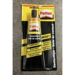 Pattex contactlijm. Nieuw. Inhoud: 125g per tube.