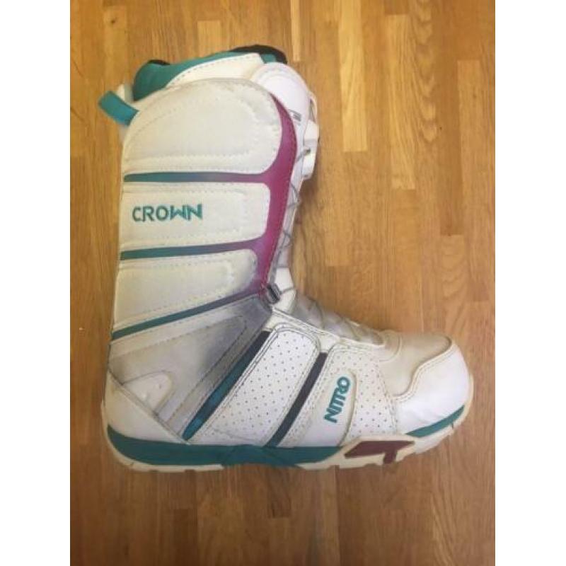 Nitro Crown TLS 38 - 40 2/3 dames snowboardboots topstaat!