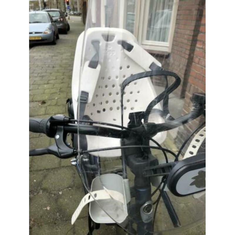 Yepp voorzitje, incl.windscherm en adapter