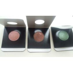Makeup Geek foiled eyeshadows 3 kleuren