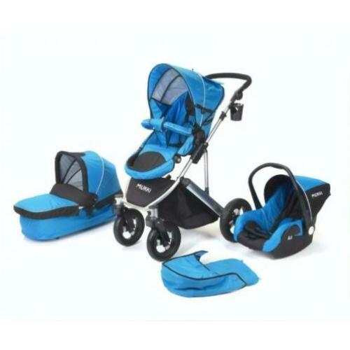 Mukki combi-kinderwagen Daily Transporter met autostoel