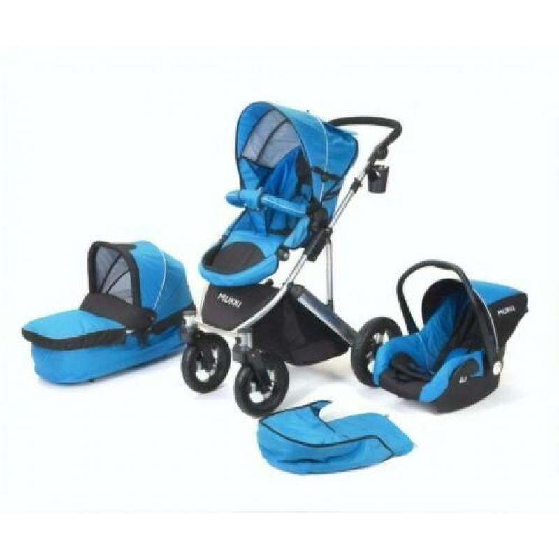 Mukki combi-kinderwagen Daily Transporter met autostoel