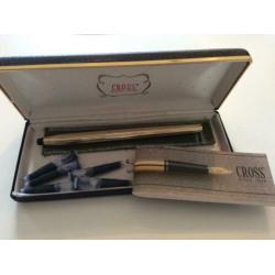 vintage CROSS Century 10KT goud gewalst vulpen in doos