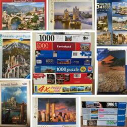 26 puzzels in 16 dozen samen 10 euro