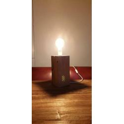 Mooie lampen op hout