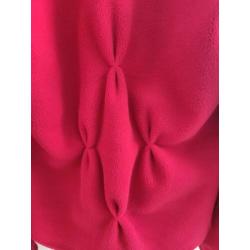 Boris Industries fleece jasje dieprood