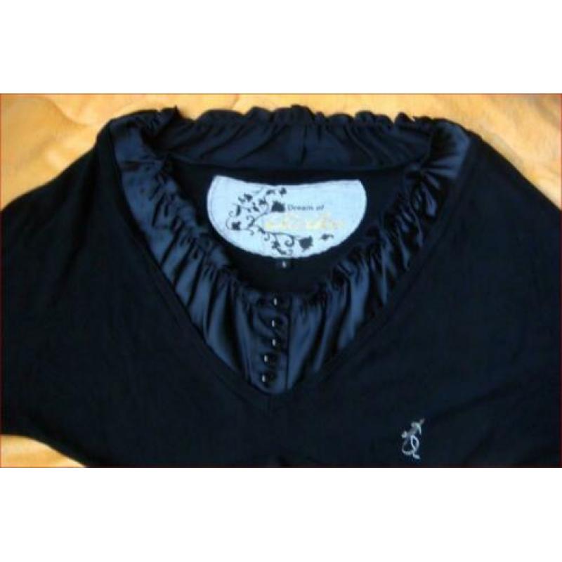 Nieuwe zachte trui met satijnen details van AAIKO maat S(36)