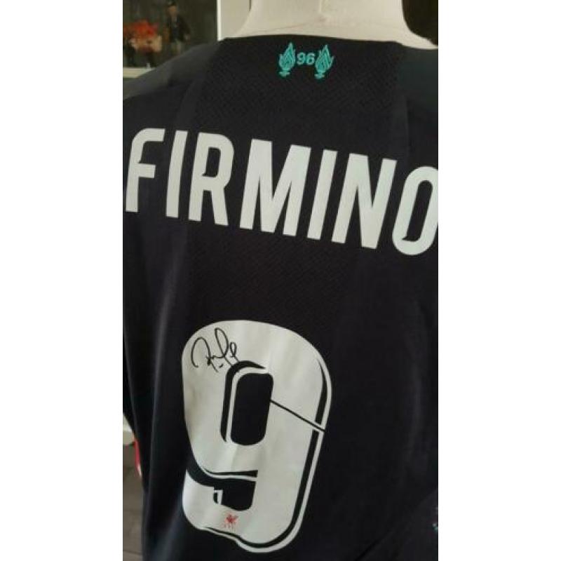 Firmino handgesigneerd shirt Liverpool!