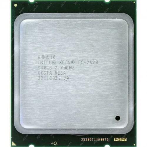 Intel Xeon E5-2690, 2.90GHz, Eight Core, 135W, 64-bit