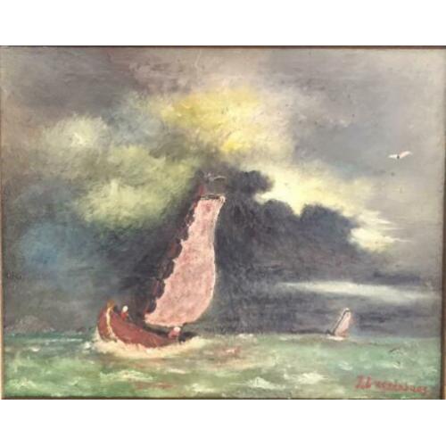 J.Lussenburg olieverf op doek