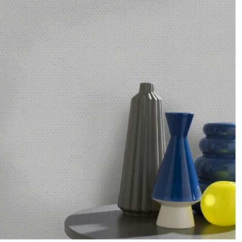 Glasweefselbehang ruit +/- 40m voorgeschilderd