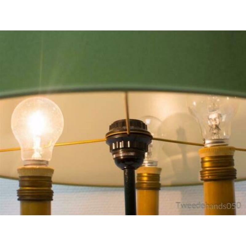 Brocante metalen lamp 83373