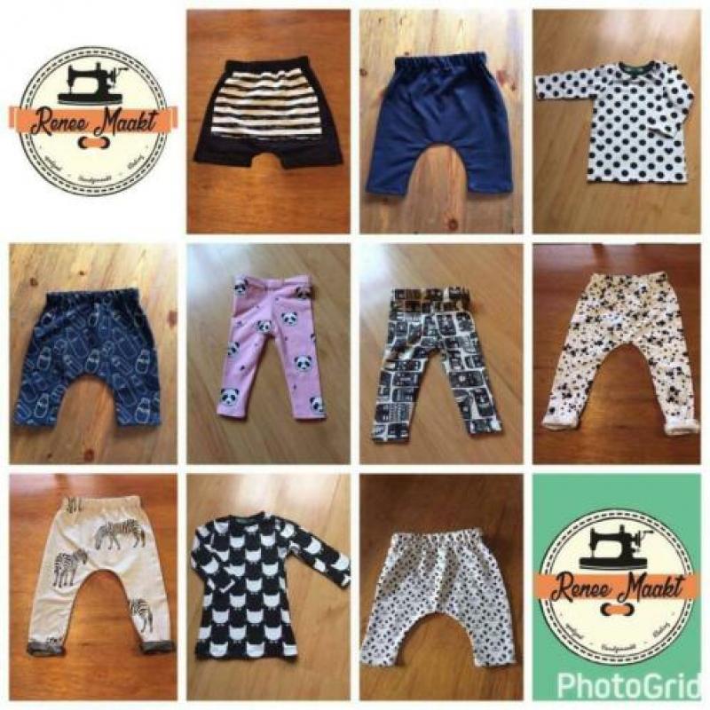 harem broek / legging poesjes 50 56 62 68 74 80 86 92
