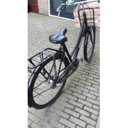 Zwarte meisjesfiets Popal 28 inch