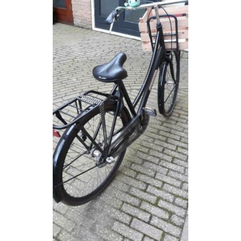 Zwarte meisjesfiets Popal 28 inch