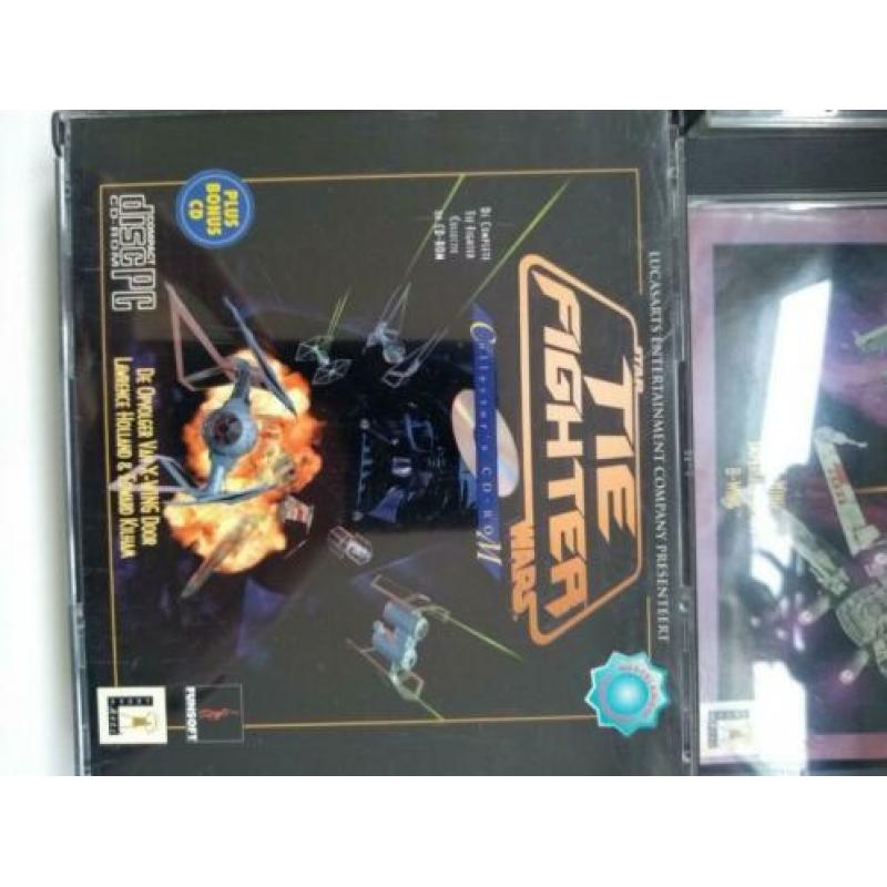 collectie klassieke Starwars PC games