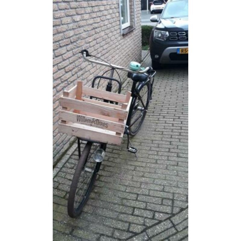 Zwarte meisjesfiets Popal 28 inch