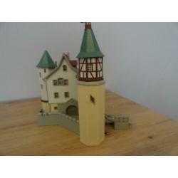 HO modelspoorbouw - kasteel / Jachtslot Falkeneck - schaal 1