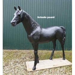 Polyester Paard .... met storm schade .