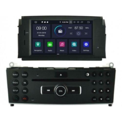 Android 9 navigatie mercedes c klasse w204 2010 dvd carkit
