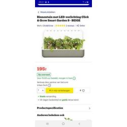 Click and grow, smart garden 9 inc 3 plantpods