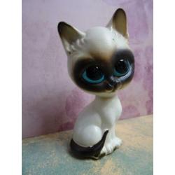 Mooi Vintage Kat Poes Beeldje !