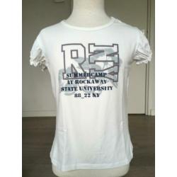HOOKIPA shirt + stretch wit mt 158 / 164 netjes D5