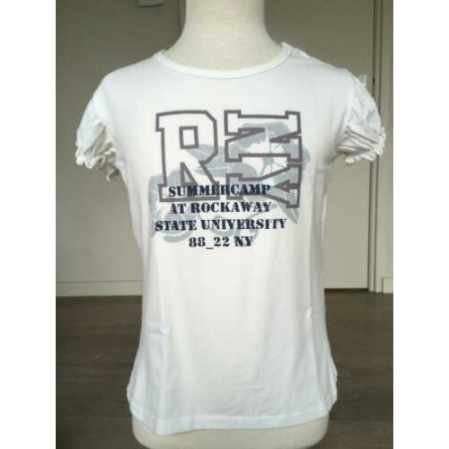 HOOKIPA shirt + stretch wit mt 158 / 164 netjes D5