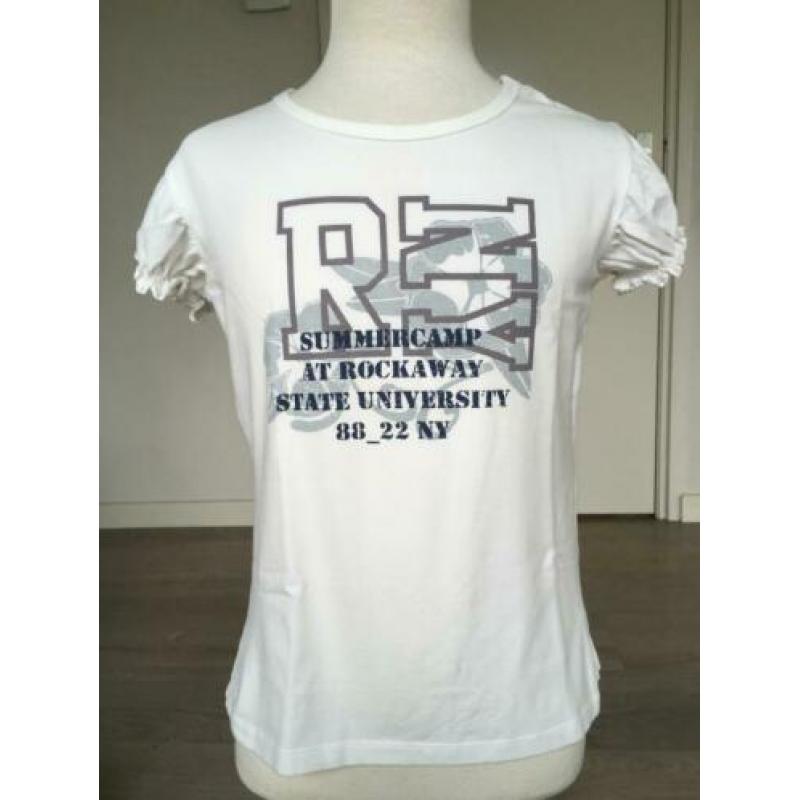 HOOKIPA shirt + stretch wit mt 158 / 164 netjes D5