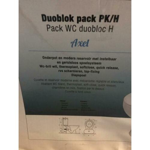 Duoblok wc pack pk/h toilet