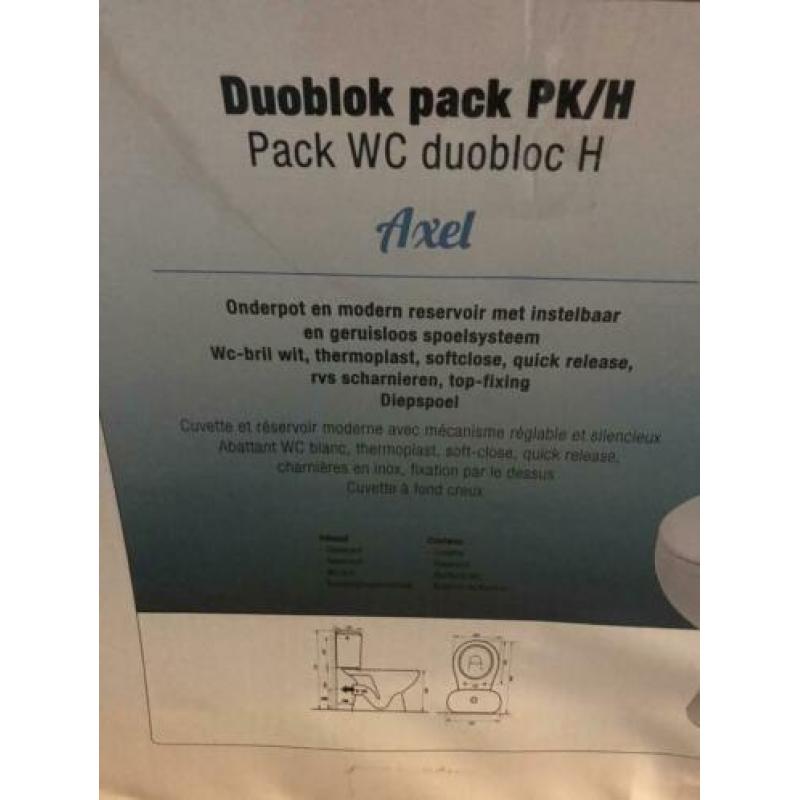 Duoblok wc pack pk/h toilet