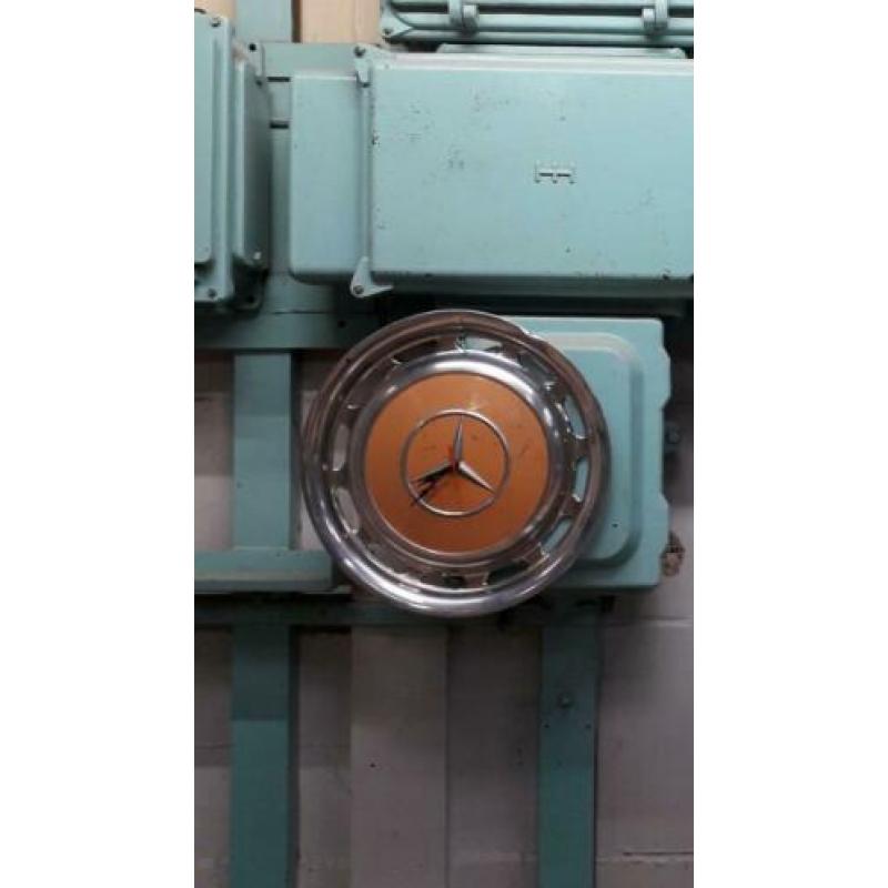 Wandklok Mercedes benz oldtimer sierdop chroom