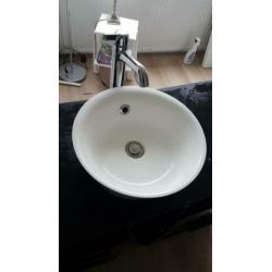 Wastafelmeubel met waskom en 4 lades