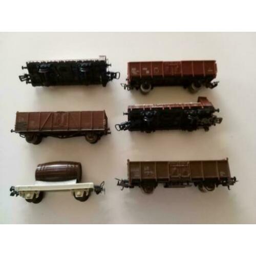 6 gelijkstroom goederen wagons in ho