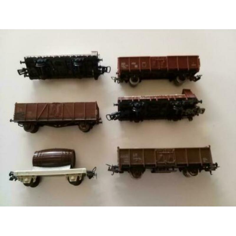6 gelijkstroom goederen wagons in ho