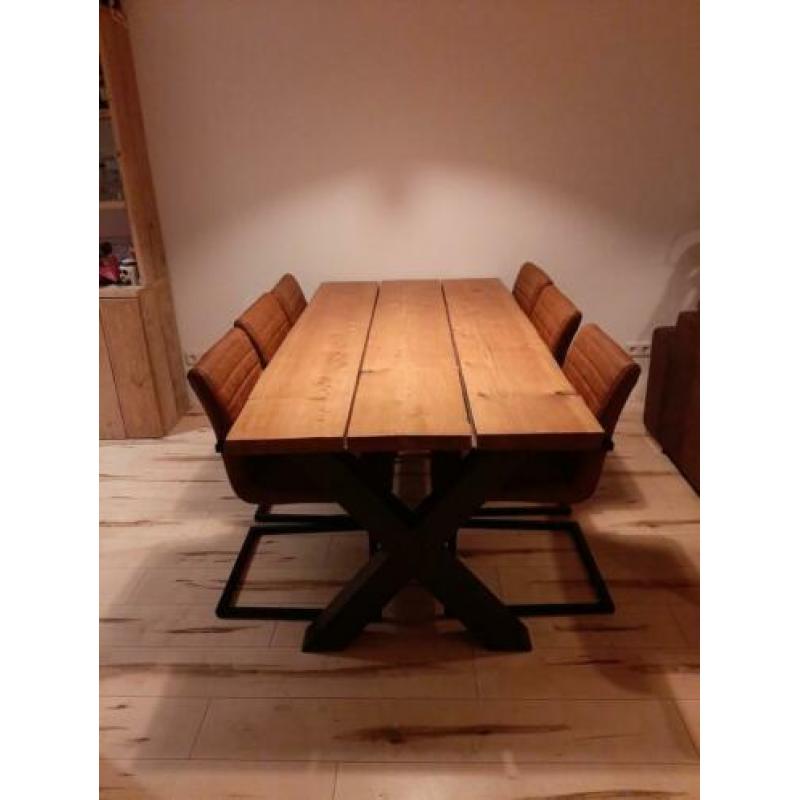 Industriële stoelen set 6stuks (prijs per stoel)