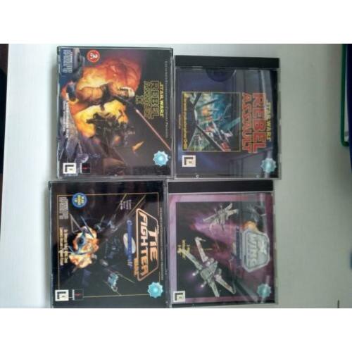 collectie klassieke Starwars PC games
