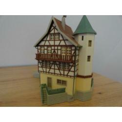 HO modelspoorbouw - kasteel / Jachtslot Falkeneck - schaal 1